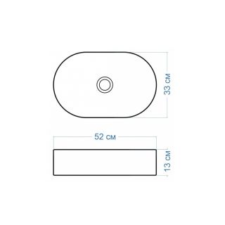 Раковина чаша Maretti VA13NS14-844, белая